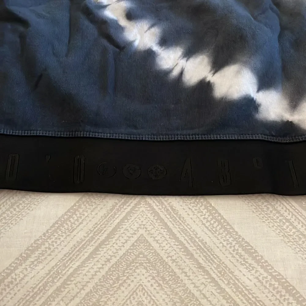 Zara Girls Black & White Tie Dye Sweatshirt